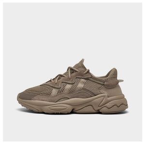 Adidas ozweego shoes in charcoal brown/cream